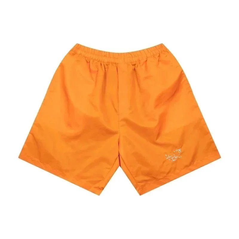 Saint Tears Embroidered Swim Shorts Orange - 1