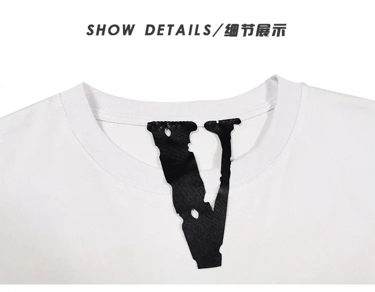 Vlone V Logo Graphic T-Shirt White - 11