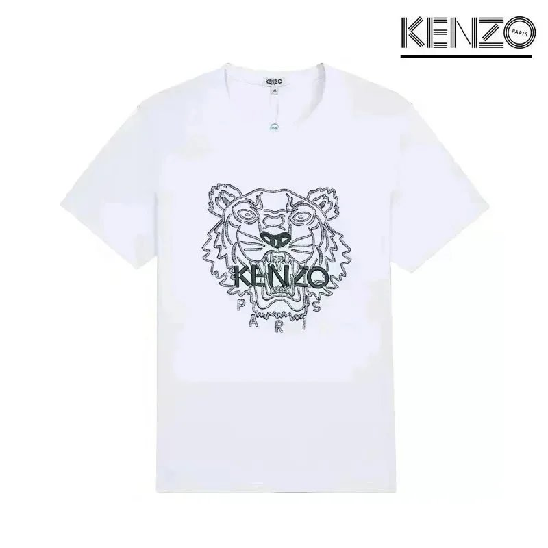 Kenzo T-Shirts Tiger Logo Graphic — D5-(laogao)026