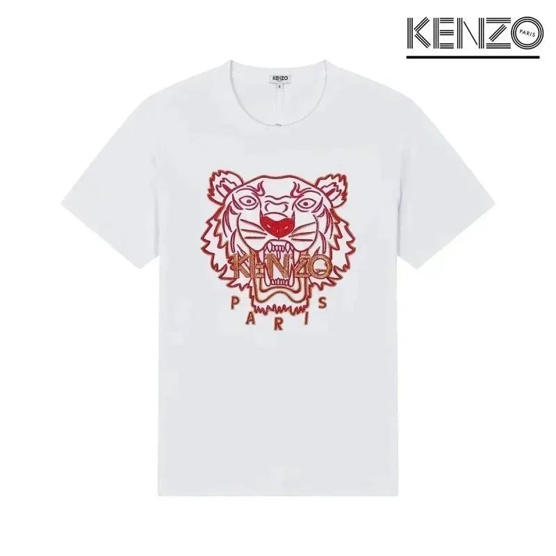 Kenzo T-Shirts Tiger Logo Graphic — D5-(laogao)032