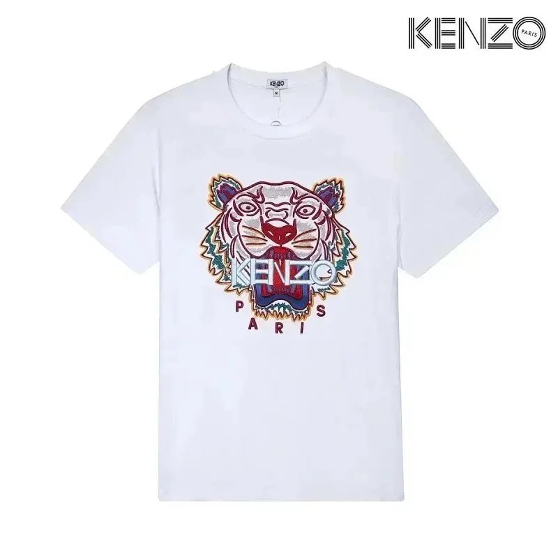 Kenzo T-Shirts Tiger Logo Graphic — D5-(laogao)017