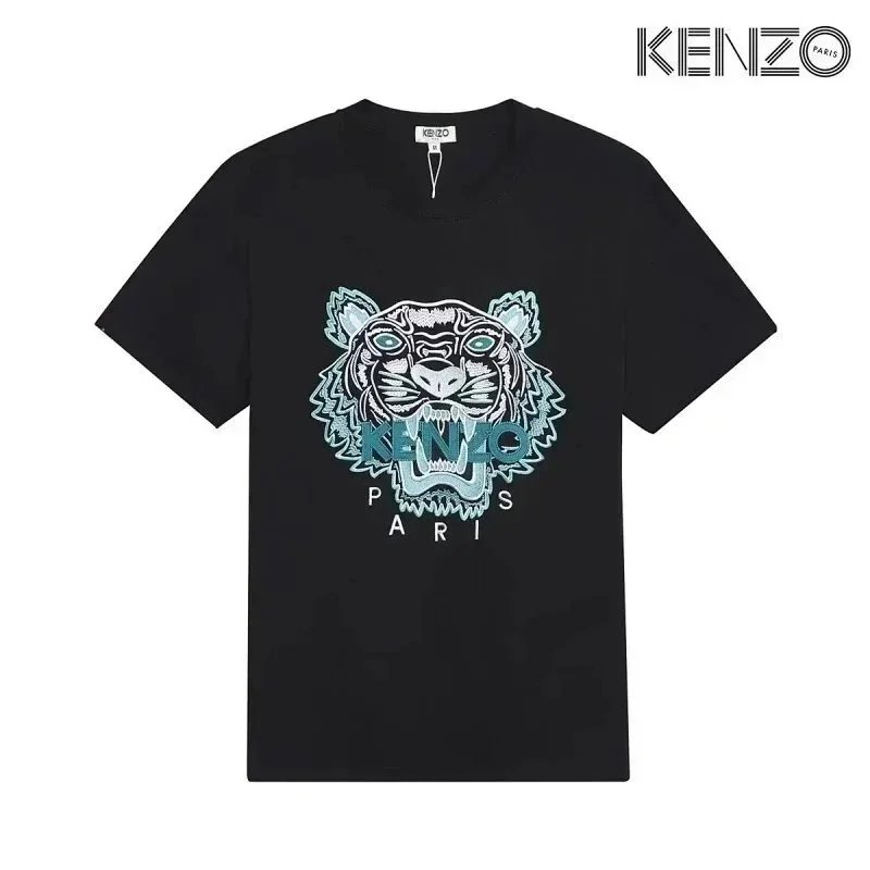Kenzo T-Shirts Tiger Logo Graphic — D5-(laogao)024