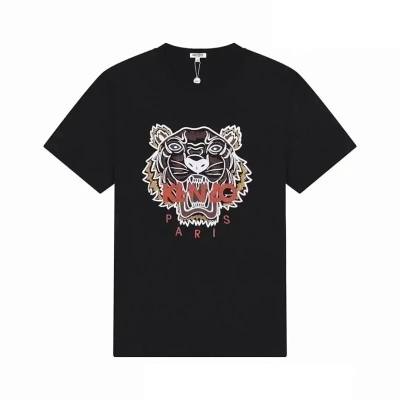 Kenzo T-Shirts Tiger Logo Graphic — D5-(laogao)009