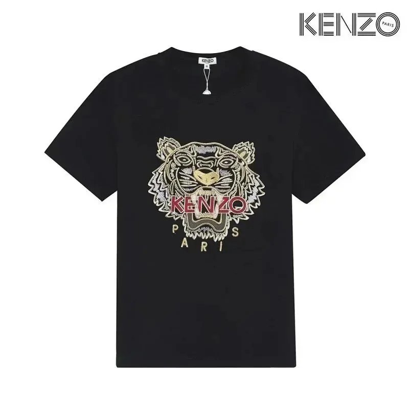 Kenzo T-Shirts Tiger Logo Graphic — D5-(laogao)023