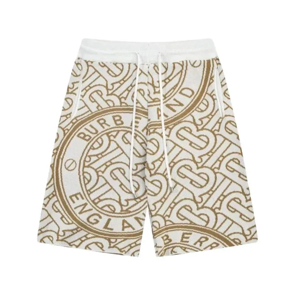 Burberry Monogram Equestrian Print Pink Shorts - 14