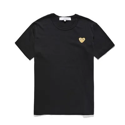 Comme des Garçons Play Heart Logo Black T-Shirt - 1