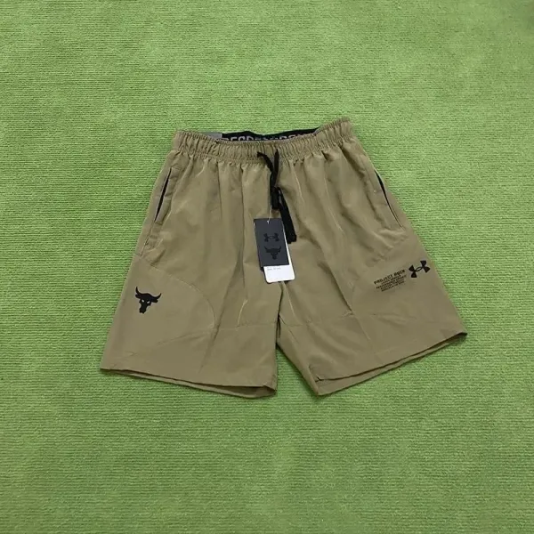Under Armour Project Rock Tactical Khaki Shorts - 1