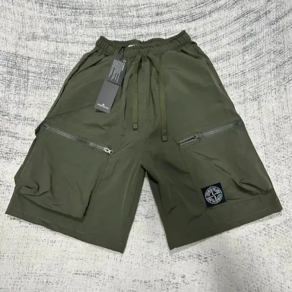 Stone Island Shadow Project Cargo Shorts Army Green - 1