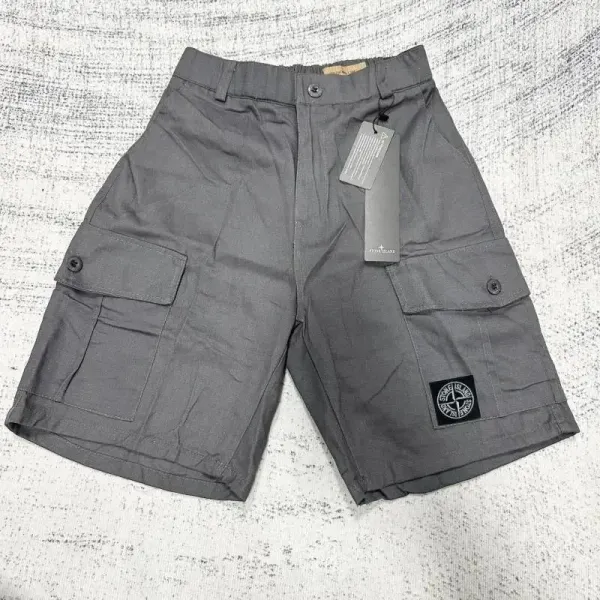 Stone Island Cargo Shorts Gray - 1
