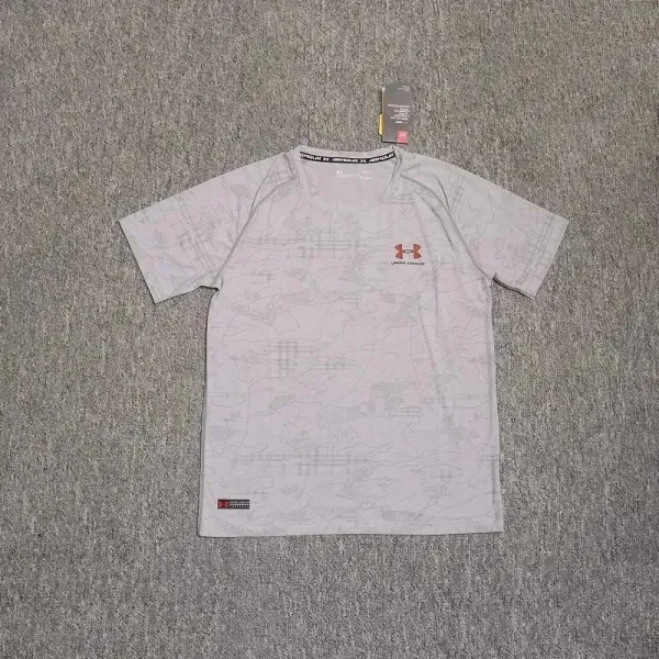Under Armour HeatGear Camo Gray T-Shirt - 1