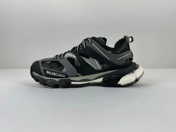 Balenciaga Track 2 Black Gray Chunky Sneakers - 1