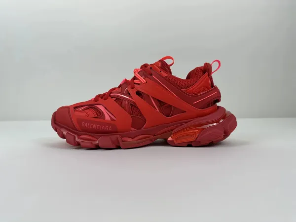 Balenciaga Track 2 Red Monochrome Sneakers - 1