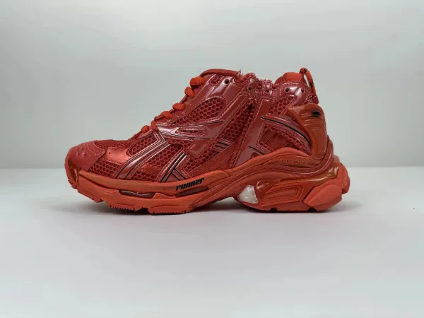 Balenciaga x Asics Runner Red Chunky Sneakers - 1