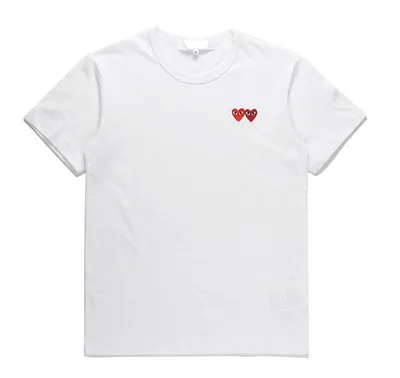 Comme des Garçons Play Heart Eyes White T-Shirt - 1