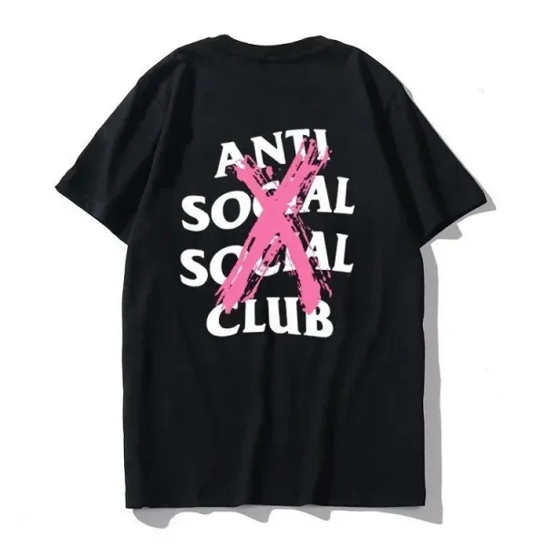 Anti Social Social Club X Logo Black T-Shirt - 1