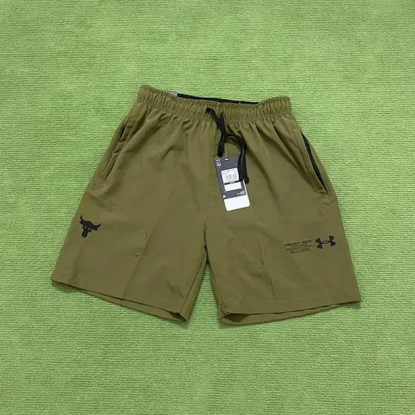 Under Armour Project Rock Training Shorts Army Green - 1
