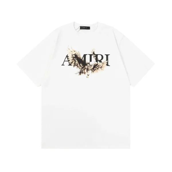 Amiri Eagle Logo Graphic T-Shirt White - 1