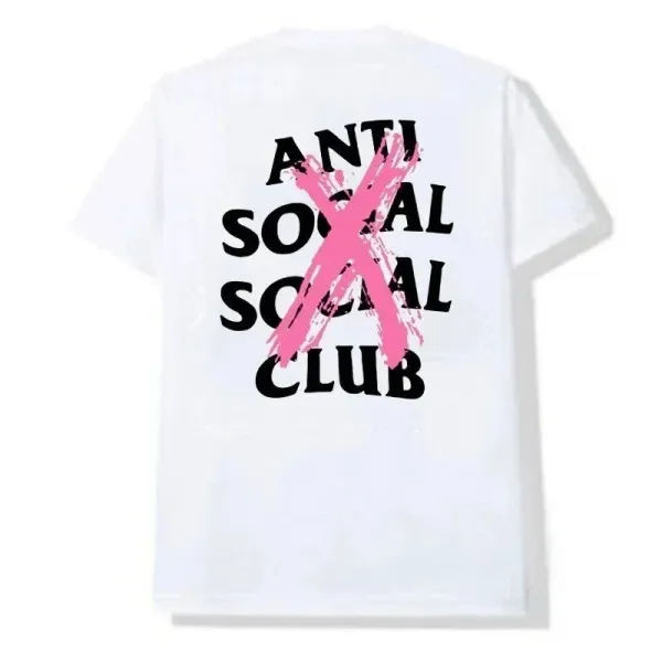 Anti Social Social Club X Logo White T-Shirt - 1