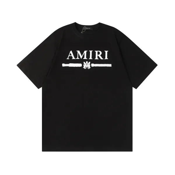 Amiri Logo Graphic Black T-Shirt - 1