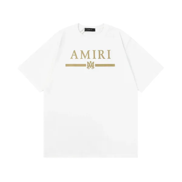 Amiri Logo Bar T-Shirt White - 1
