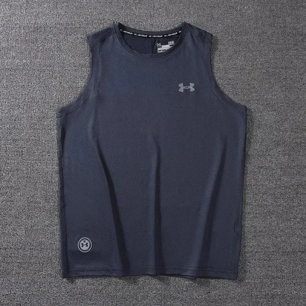 Under Armour HeatGear Mesh Performance Vest Top Navy - 1