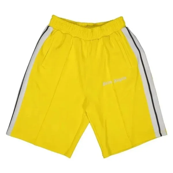 Palm Angels Track Shorts Yellow - 1