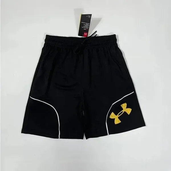 Under Armour Sport Shorts Black with Gold Logo - 1