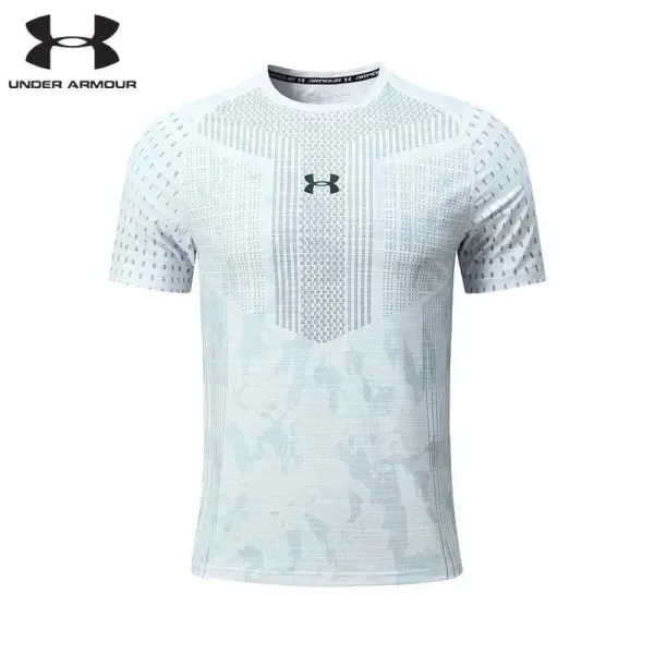 Under Armour HeatGear Tech Mesh White Performance T-Shirt - 1
