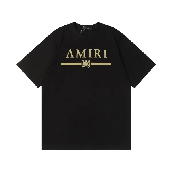 Amiri Logo Bar T-Shirt Black - 1
