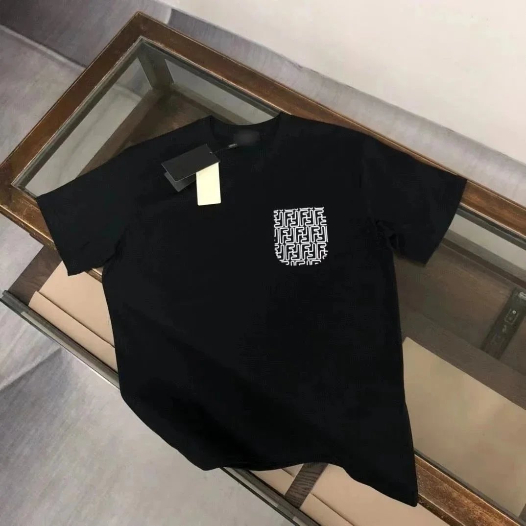 Fendi T-Shirts Short-Sleeve Graphic Logo T-Shirt — 11