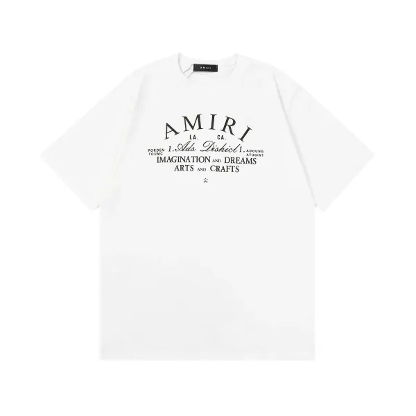 Amiri Archive Print White T-Shirt - 1