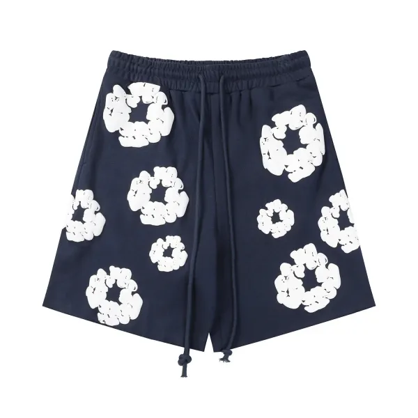 Maison Margiela Tabi Print Shorts Navy - 1