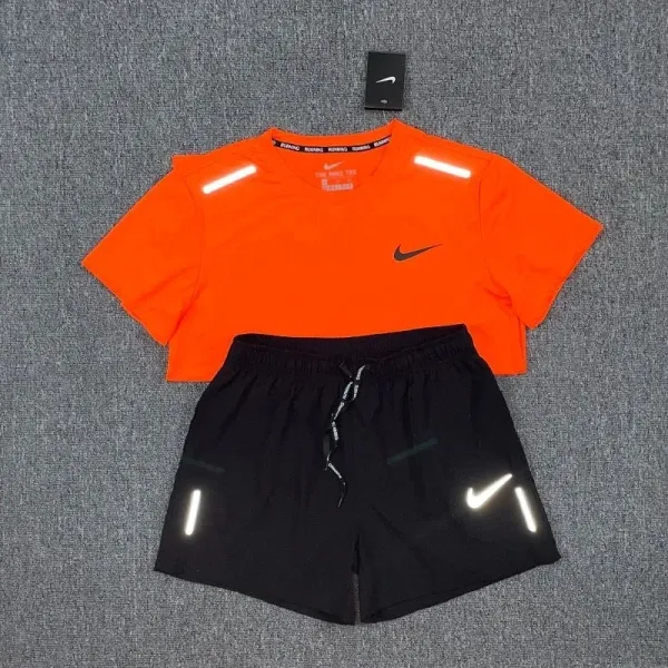 Nike Reflective Running Set Orange/Black Activewear - 1