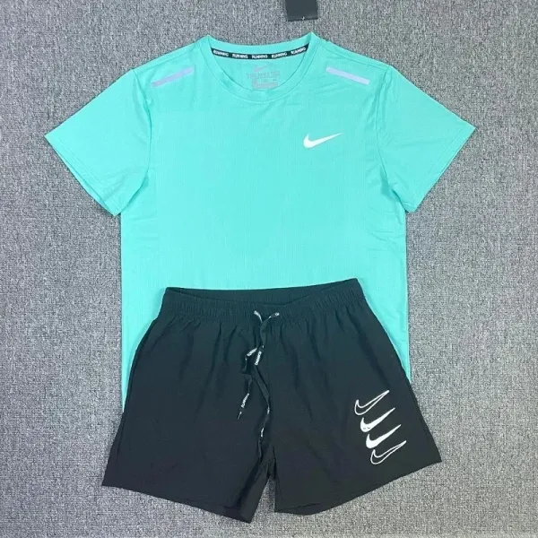 Nike Running Set Aqua and Black Activewear - 1