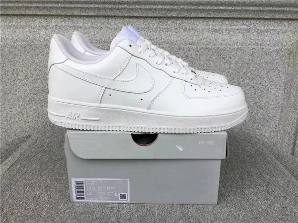 Nike Air Force 1 Low White Sneakers - 1