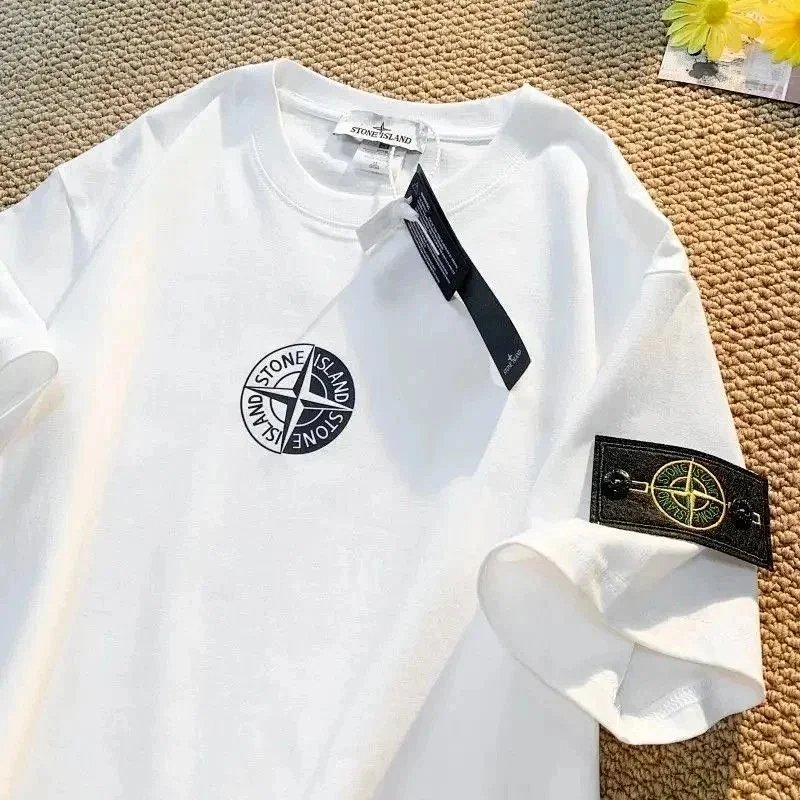 Stone Island Compass Logo T-Shirt Yellow product detail 11 in Litbuy spreadsheet finds