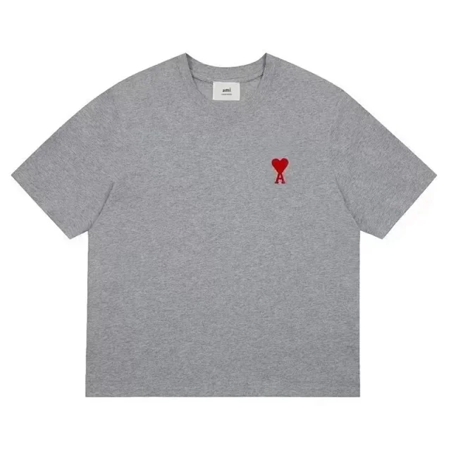 AMI Paris T-Shirts de Coeur Logo Short-Sleeve T-Shirt product detail image 5