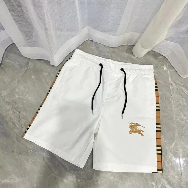 Burberry Monogram Equestrian Print Pink Shorts - 7