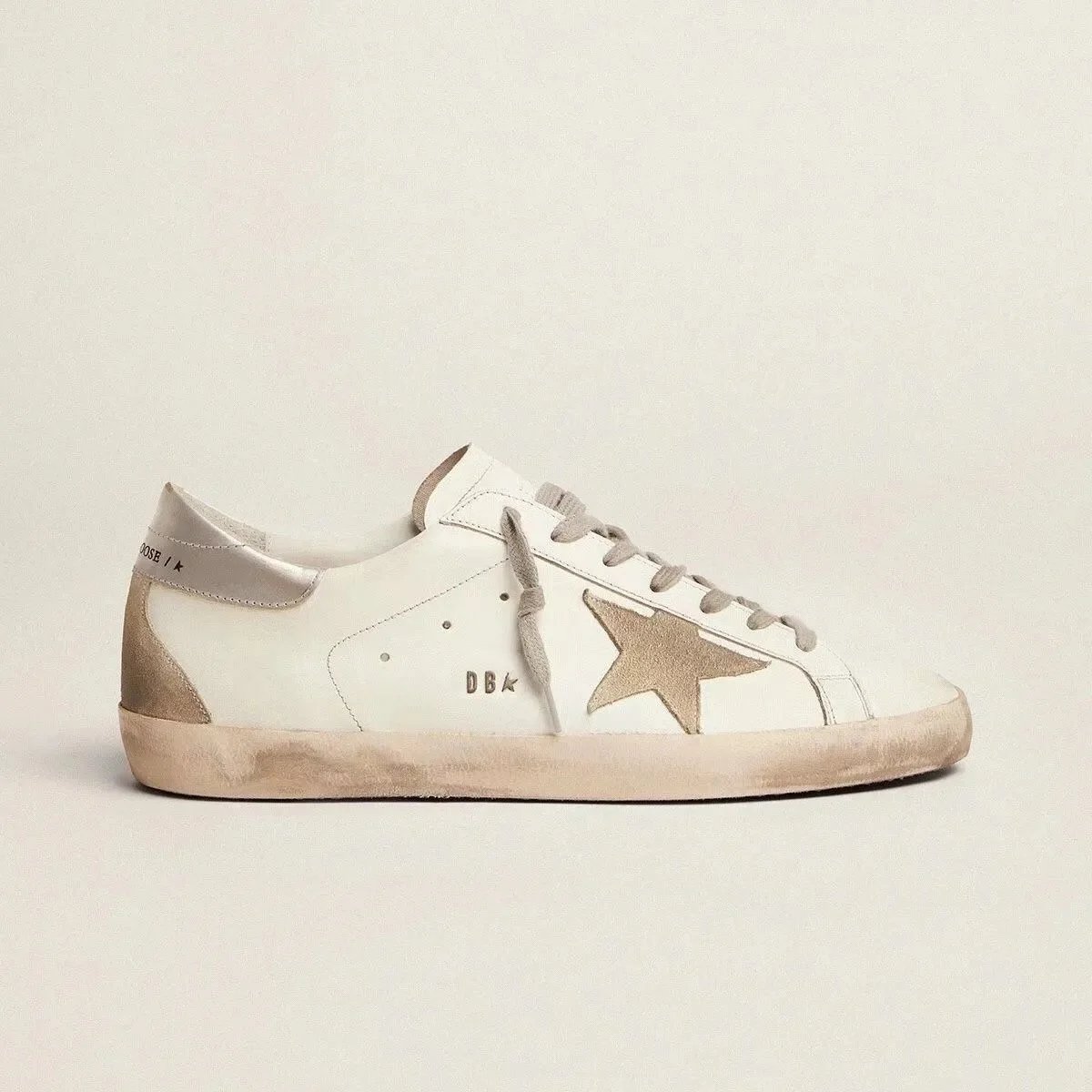 Silver Heel with Lettering