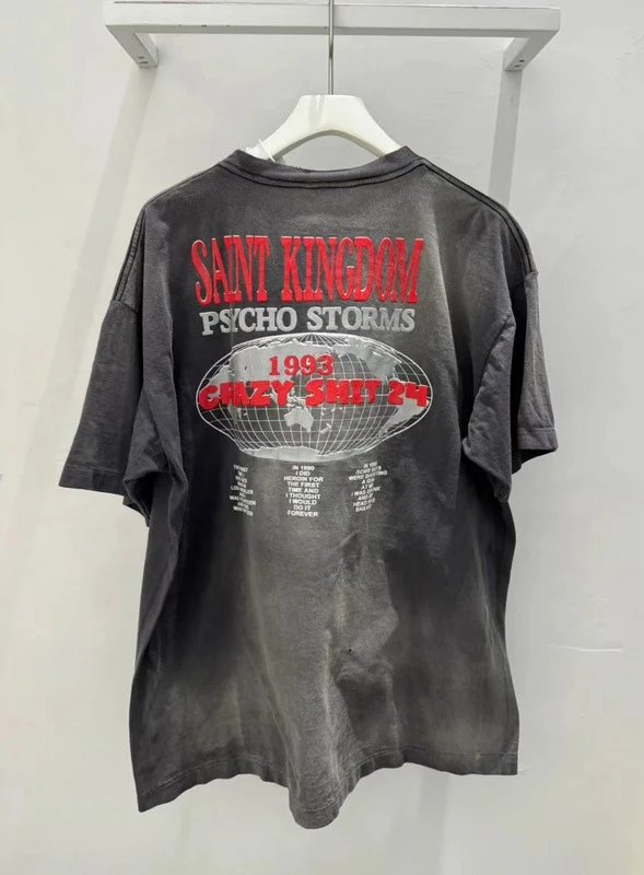 Saint Tears Saint Kingdom Graphic T-Shirt Black - 5