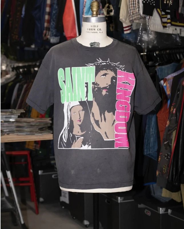Saint Tears Saint Kingdom Graphic T-Shirt Black - 12