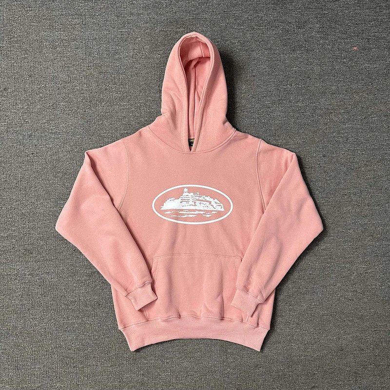 24S Fall/Winter Set: Corteiz Alcatraz‑Print Streetwear, Loose‑Fit Men’s and Women’s Sports Hoodie with Casual Sweatpants foto 3