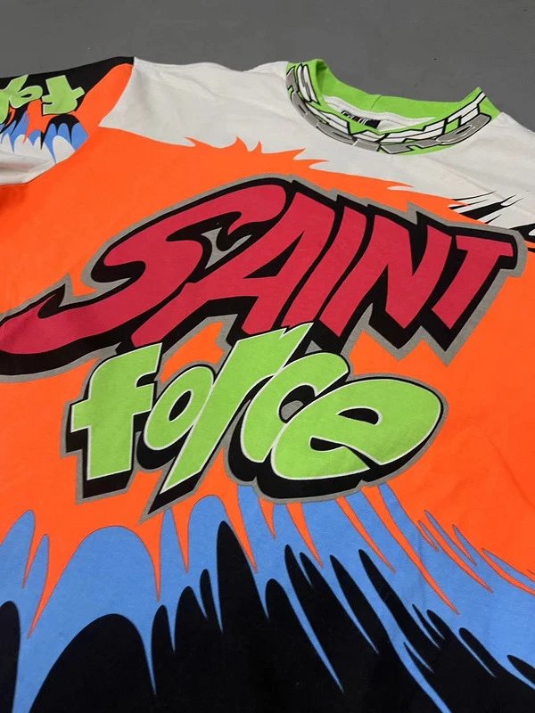 Design Saint Force Graphic Long-Sleeve T-Shirt Multicolor T-Shirts - 4