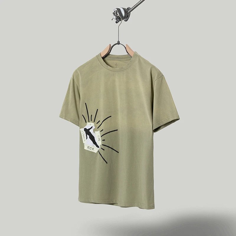 Travis Scott x Cactus Jack 'The Room' Olive Green T-Shirt - 3