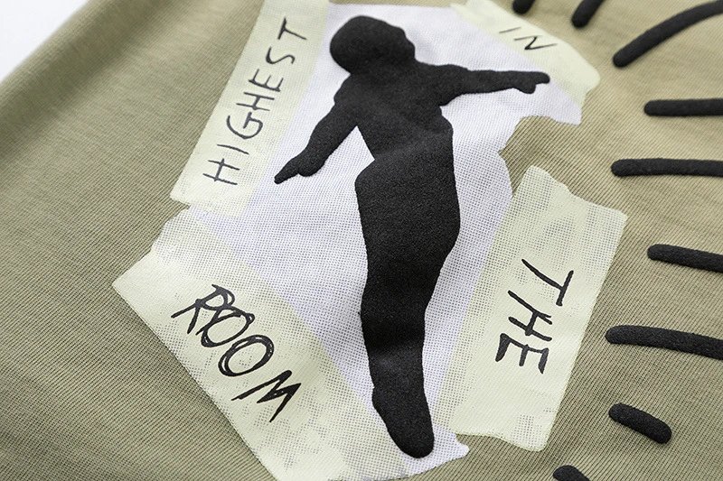 Travis Scott x Cactus Jack 'The Room' Olive Green T-Shirt - 7