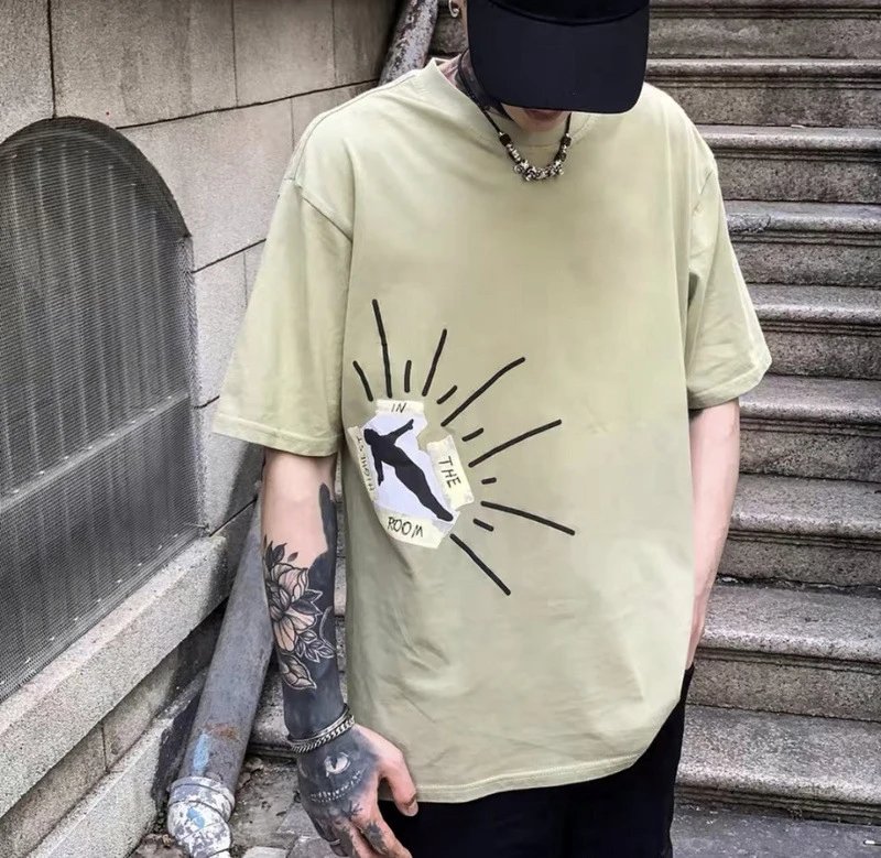 Travis Scott x Cactus Jack 'The Room' Olive Green T-Shirt - 13