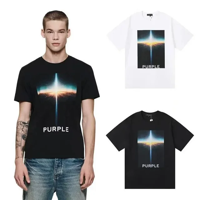 Purple Brand T-Shirts Logo Print product detail image 9