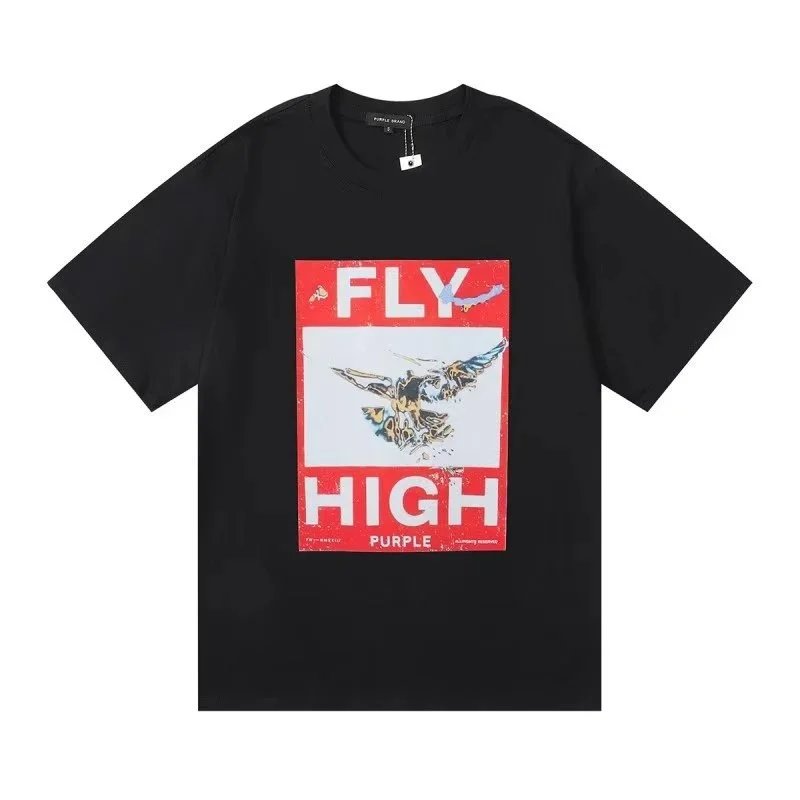 Purple Brand T-Shirts Logo Print — BB-23