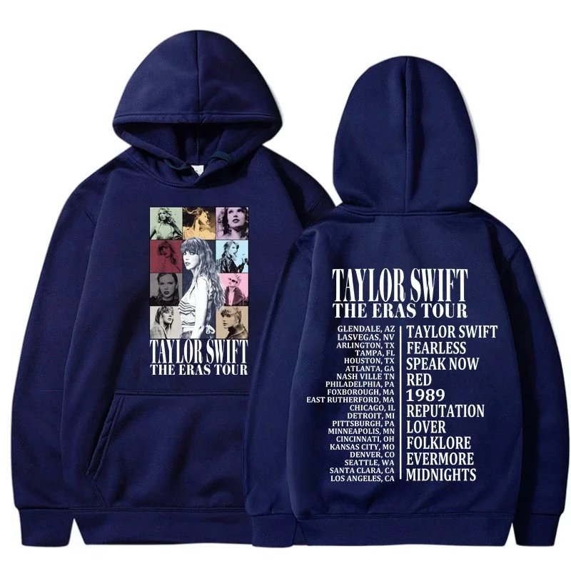 Design Taylor Swift The Eras Tour Black Hoodie - 6