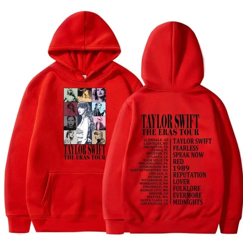 Design Taylor Swift The Eras Tour Black Hoodie - 11